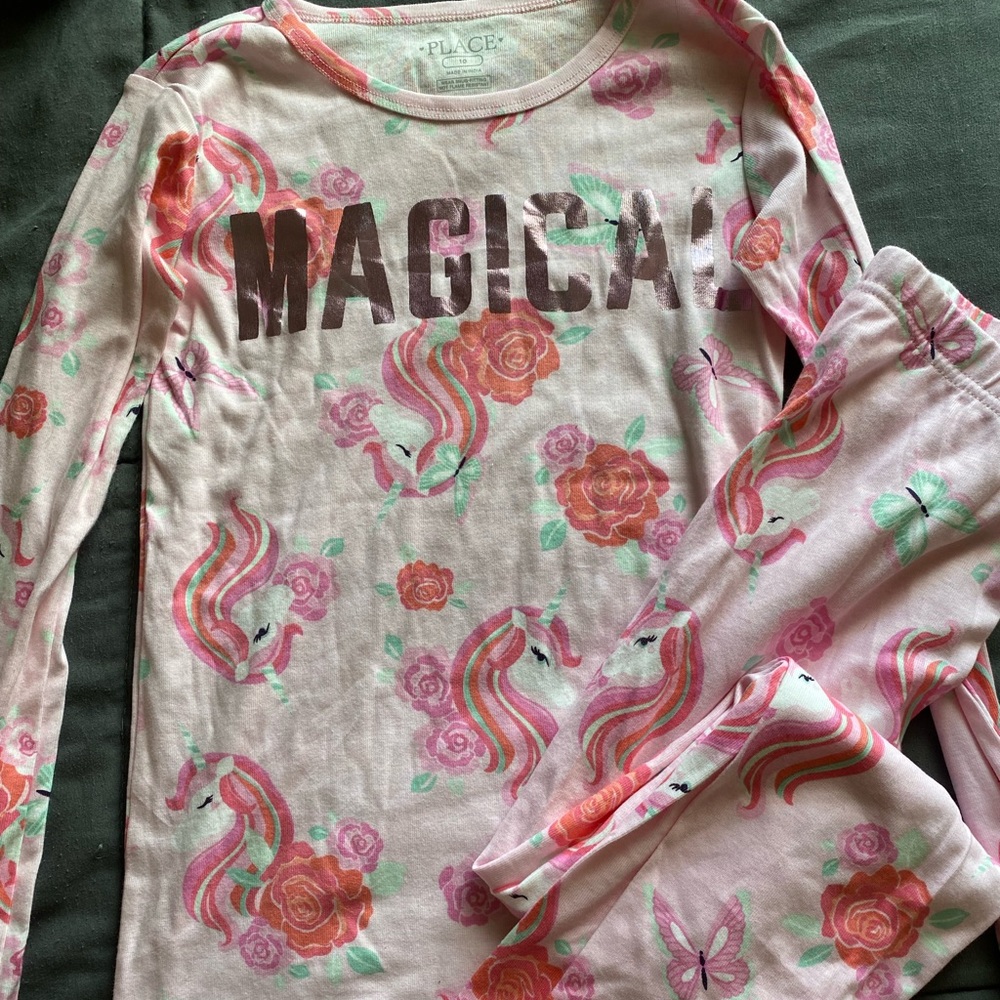 The Childrens Place pajama set. Size 10